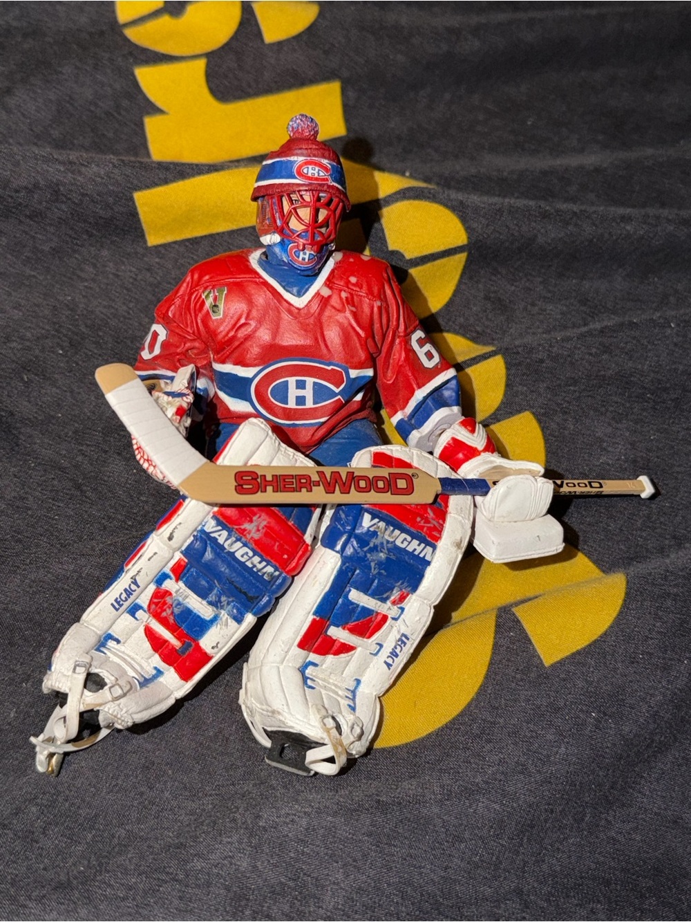 McFarlane NHL Hockey Jose Theodore Goalie Goaltender Figurine As Is Vintage Used